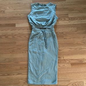 NWTZ blue Zara skirt set